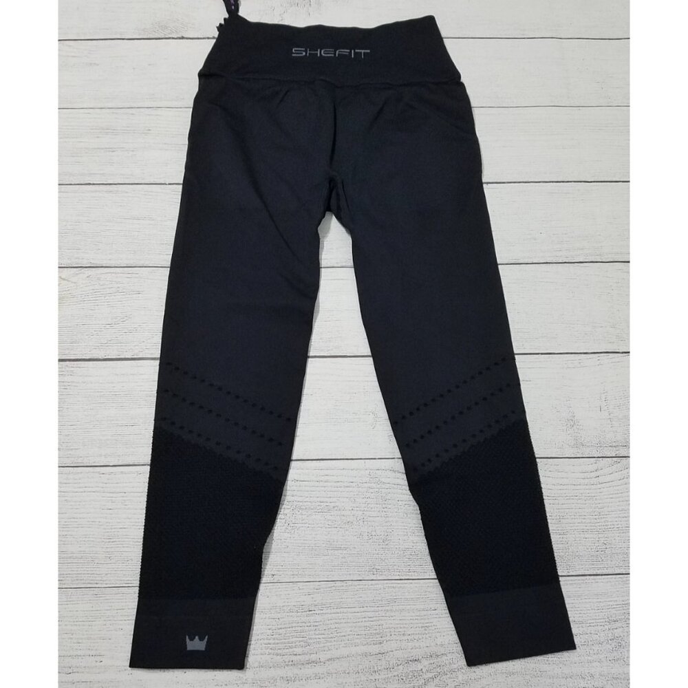 SHEFIT Seamless Leggings Size Luxe - Black - Picture 2 of 4